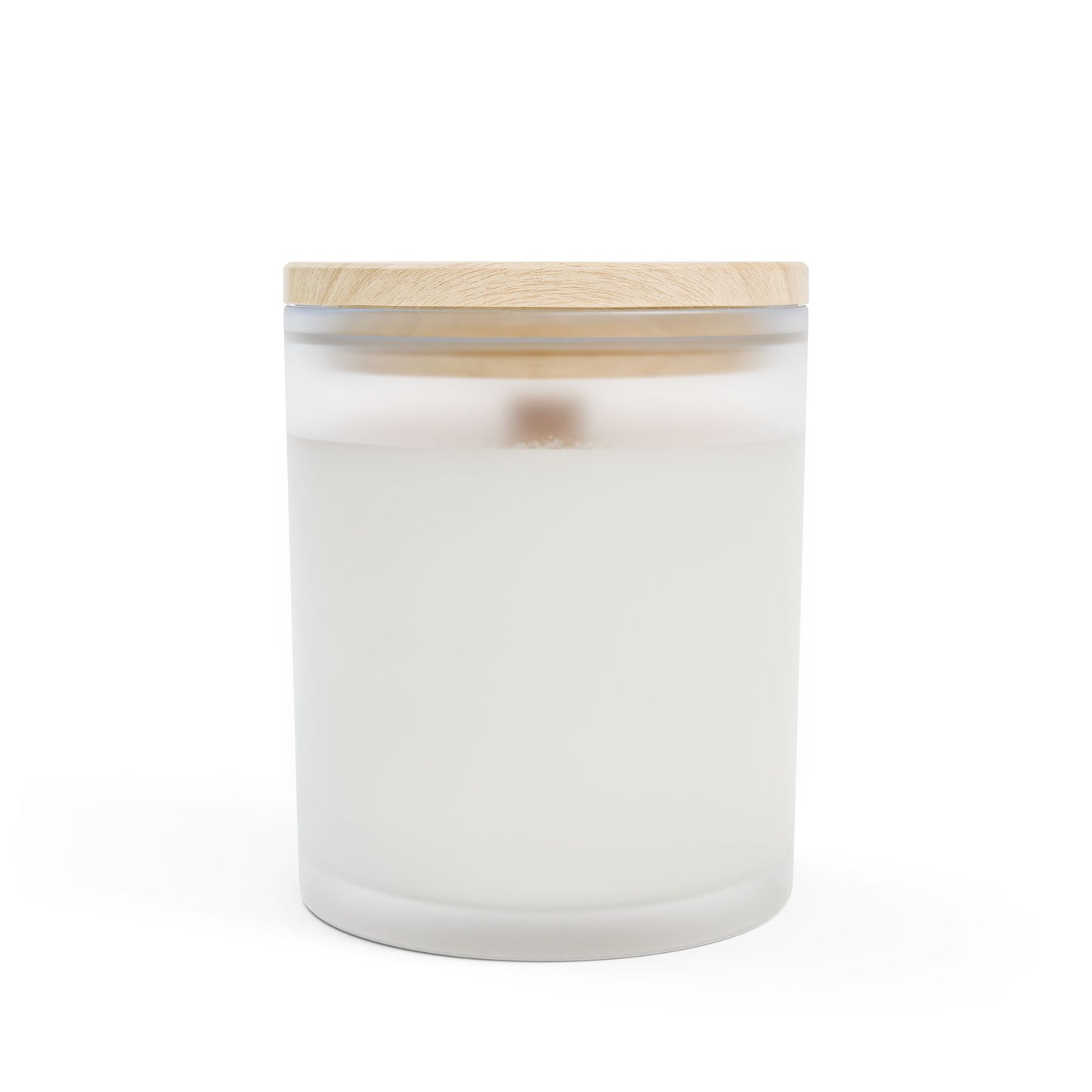 Inspirational Frosted Glass Candle — Faith & Flame Collection  11 oz