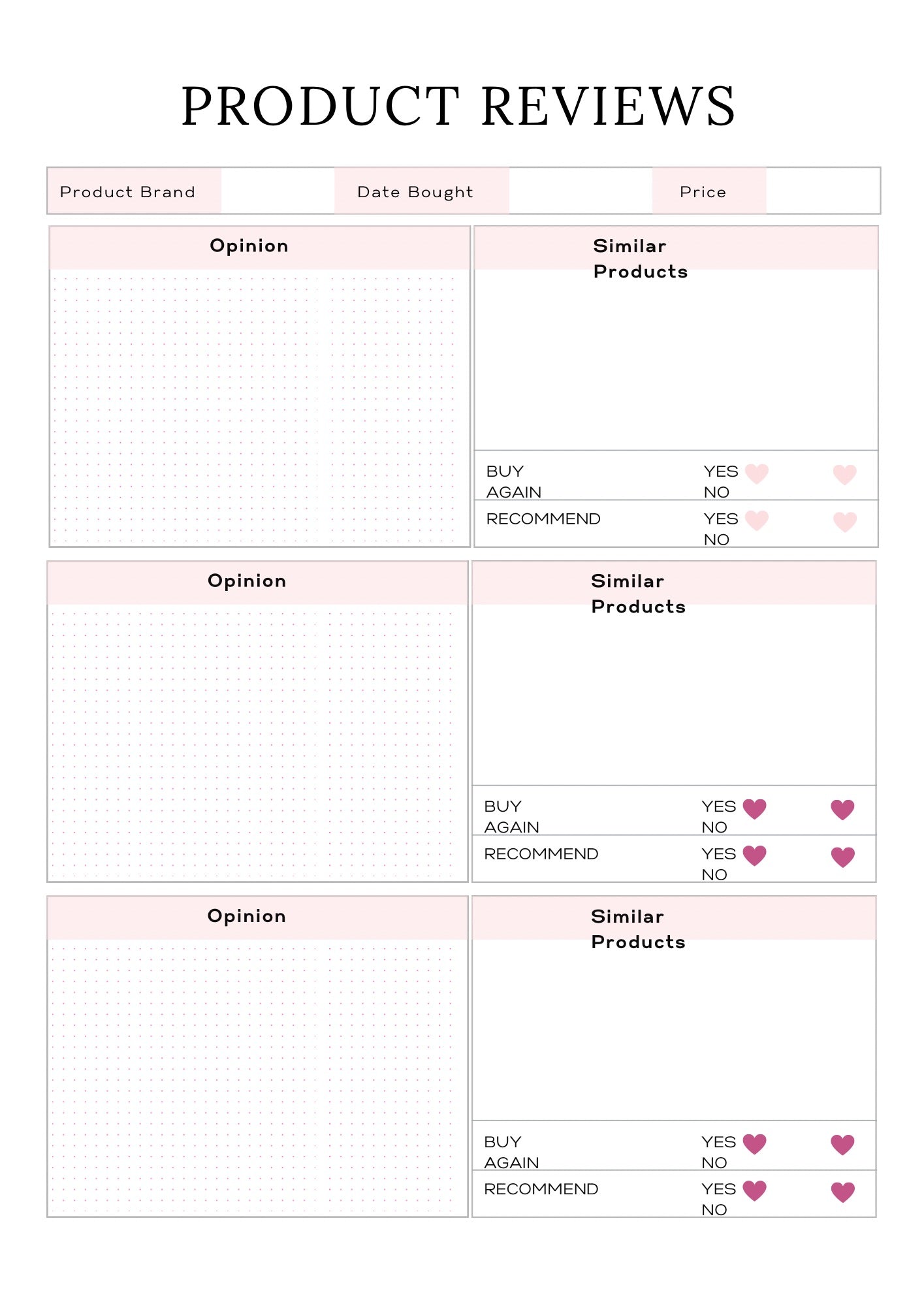 Self-Care Planner | Beauty & Skincare Journal-Digital 💖✨