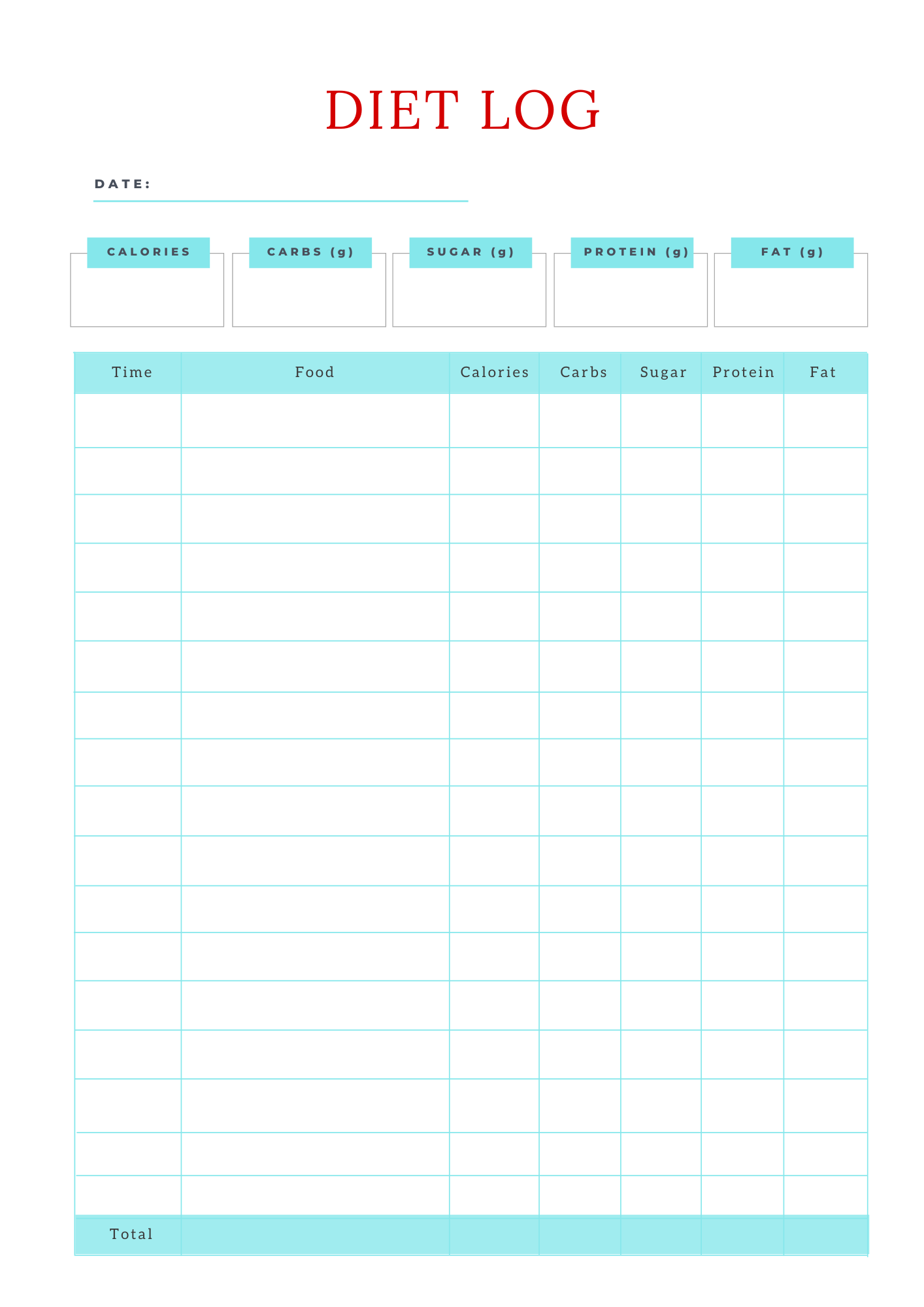 Weight Loss Planner | Glow Up Fitness & Nutrition Journal-Digital 💖✨